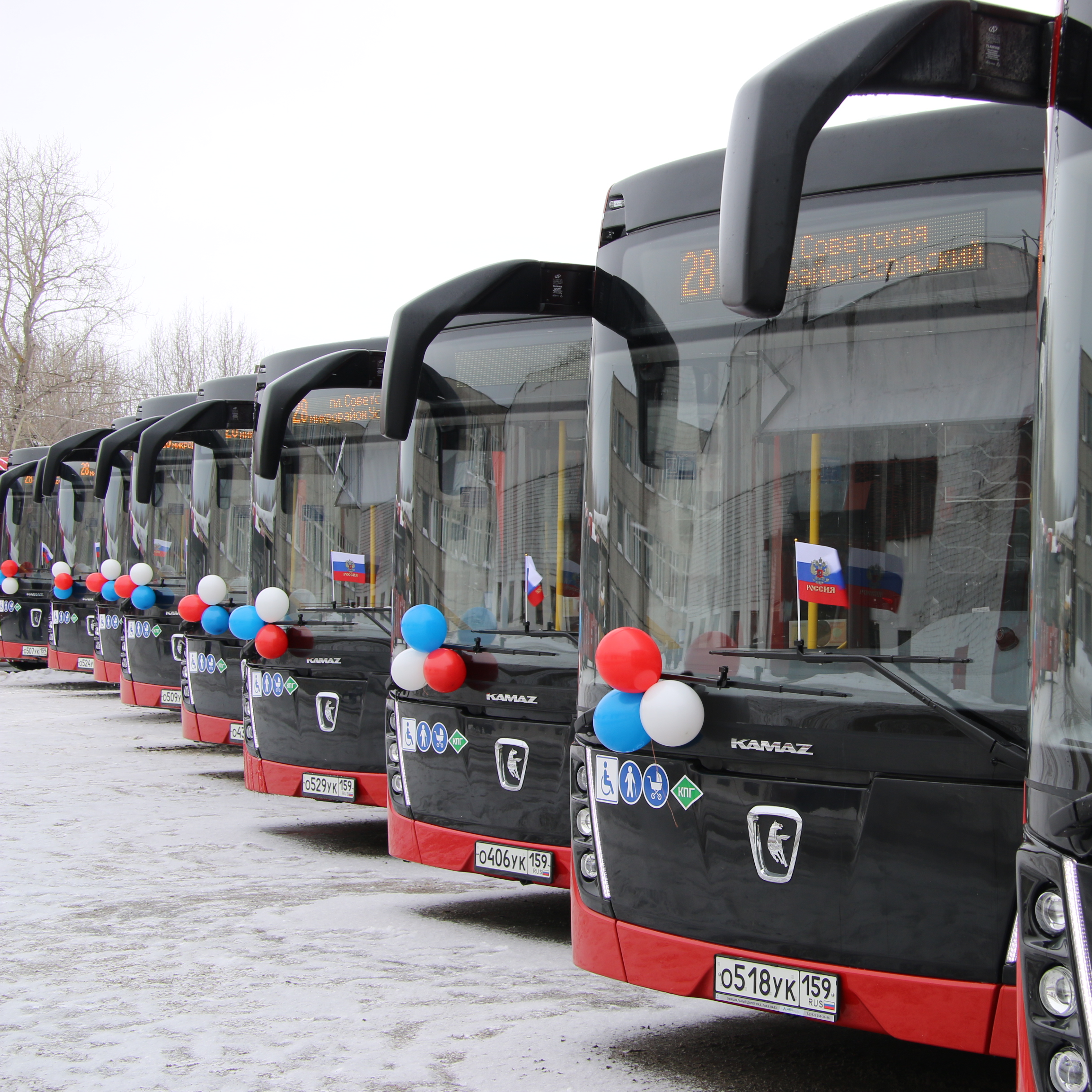 Муниципальный автопарк Березников пополнился новыми автобусами